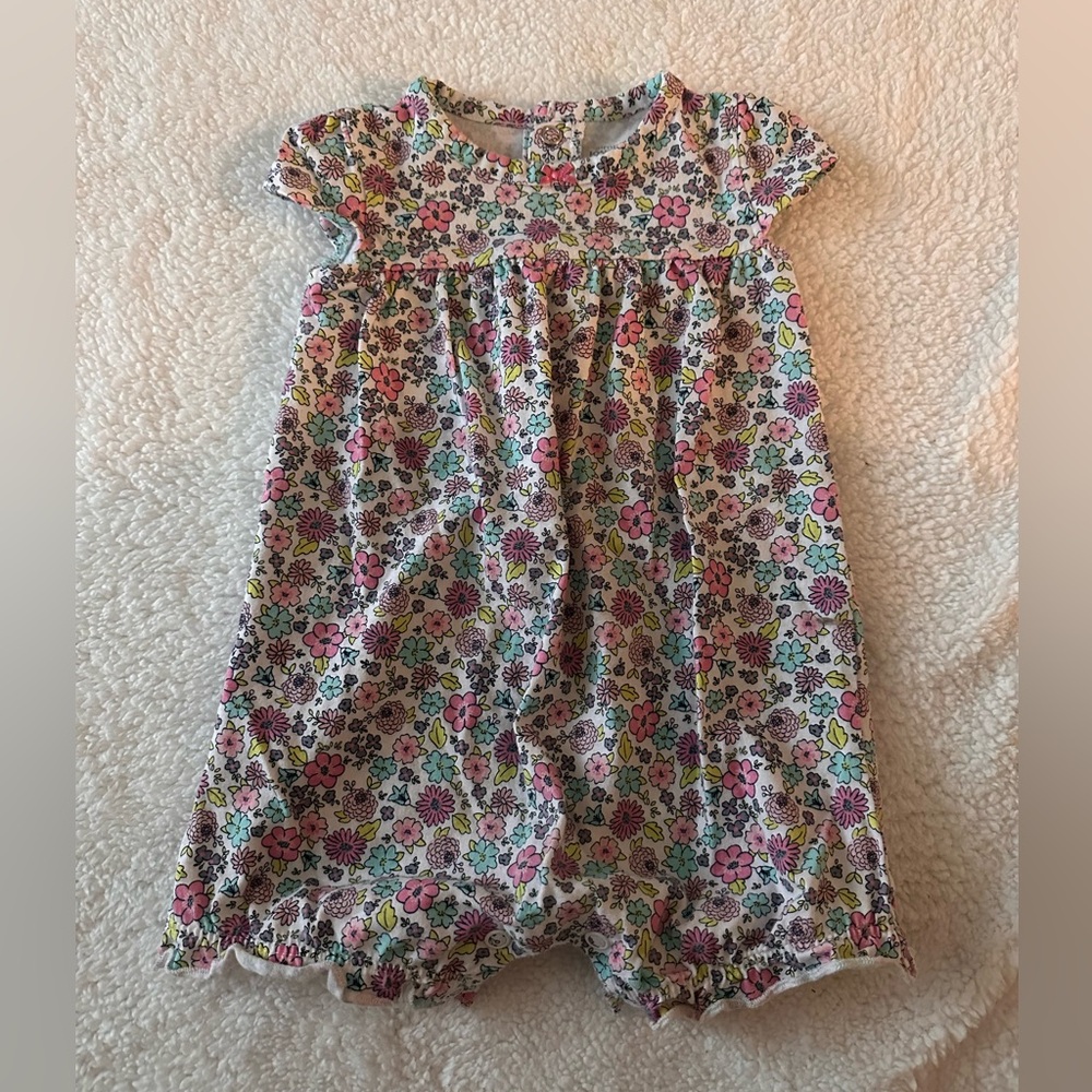Floral Baby Romper